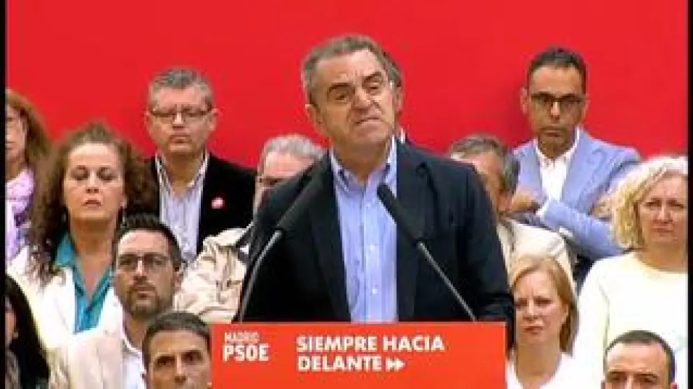 El secretario general del PSOE de Madrid, José Manuel Franco, ha dedicado unas emotivas palabras a Alfredo Pérez Rubalcaba en el acto de apertura de la campaña de los socialistas para el 26M.