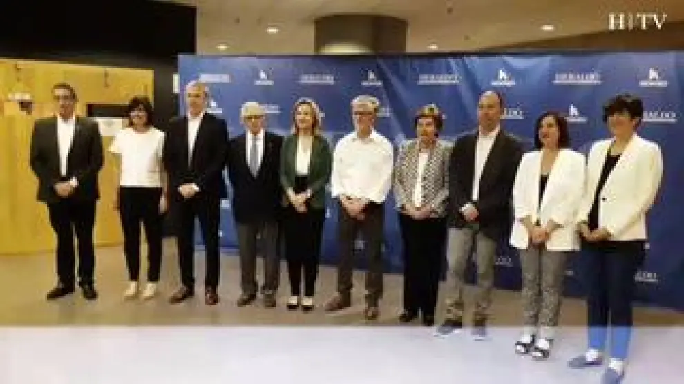 Los ocho principales candidatos a la alcaldía de la capital aragonesa han llegado al Auditorio de Zaragoza a primera hora de este miércoles.