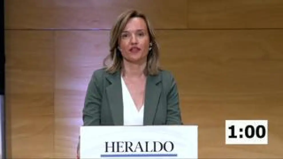 Así ha concluido el debate de Heraldo la candidata PSOE al Ayuntamiento de Zaragoza, Pilar Alegría.