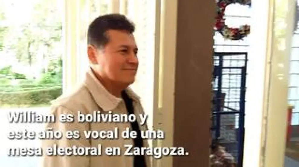 William Cáceres es boliviano y uno de los 21.000 extranjeros que están llamados a votar en las eleccioens de este domingo.
