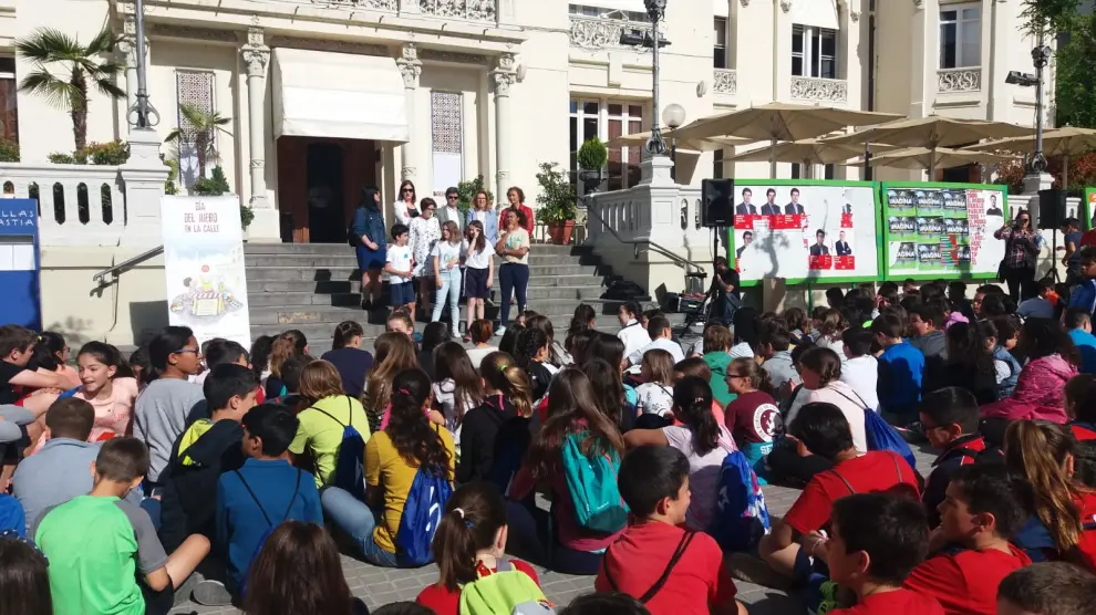 Las actividades se iniciaron en la plaza de Navarra a las 9.30.