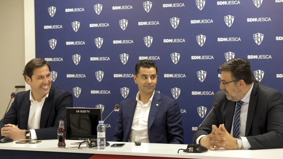 De izquierda a derecha, Rubén García, Míchel Sánchez y Manuel Torres.