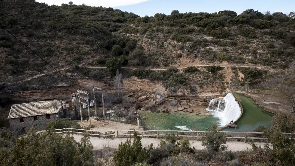 El Salto de Bierge es una de las piscinas naturales más populares de Aragón.