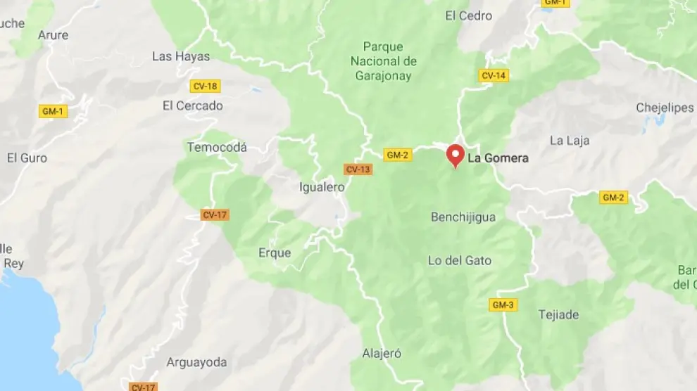 Rescatado un hombre de 73 años tras caer y pasar varios días en un barranco de La Gomera