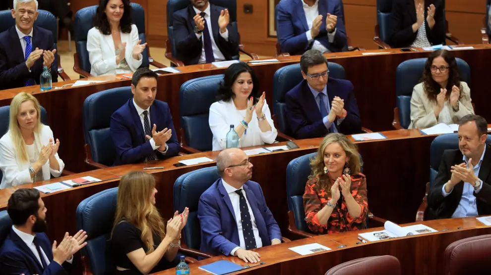 Cs consigue la Presidencia de la Asamblea de Madrid con los votos del PP y Vox