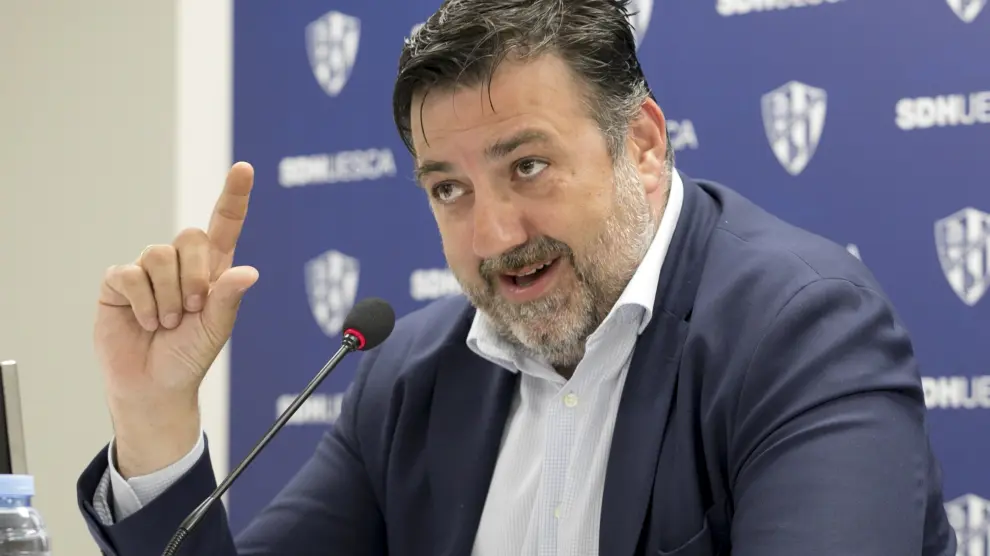Manuel Torres, consejero delegado de la SD Huesca /17-6-19 / Foto Rafael Gobantes [[[FOTOGRAFOS]]]