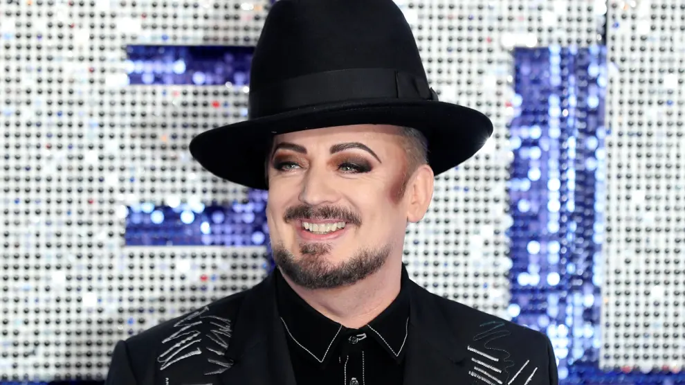 Boy George poses for a photograph during the UK premiere of the Elton John biopic 'Rocketman' in London, Britain, May 20, 2019. REUTERS/Simon Dawson [[[REUTERS VOCENTO]]] FILM-ROCKETMAN/
