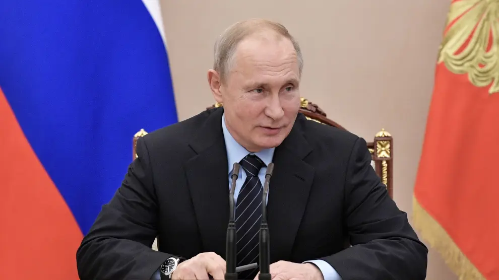 El presidente ruso, Vladimir Putin, este viernes en Moscú.