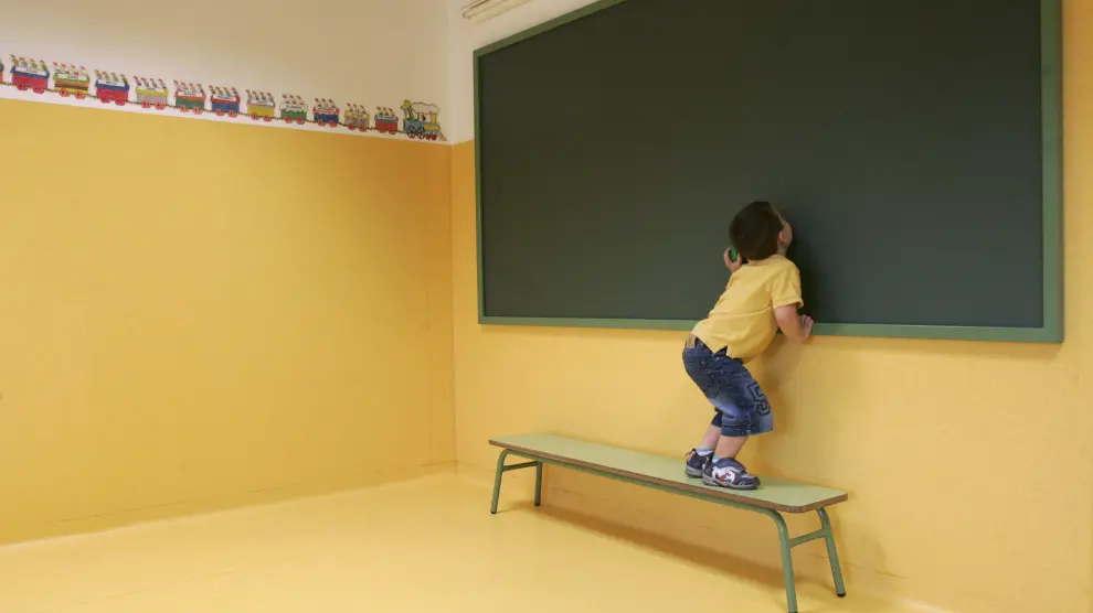 En Aragón, un 8,2% de los escolares residen en pequeños núcleos de población.