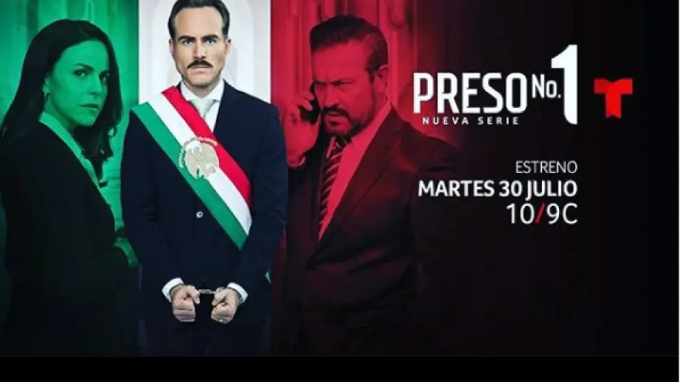 'Preso número uno' es una de las nuevas telenovelas enfocadas hacia la política que presenta Telemundo.