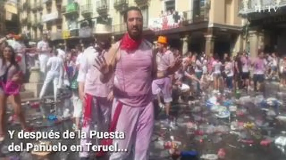 Las calles de Teruel se llenan de ganas de fiesta.