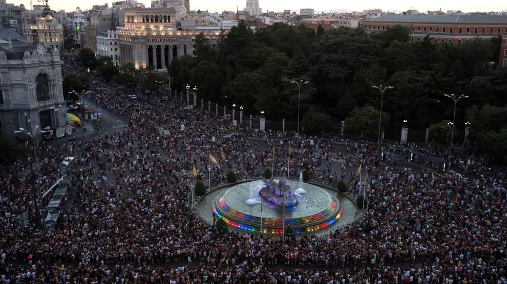 Manifestación del Orgullo 2019 en Madrid
