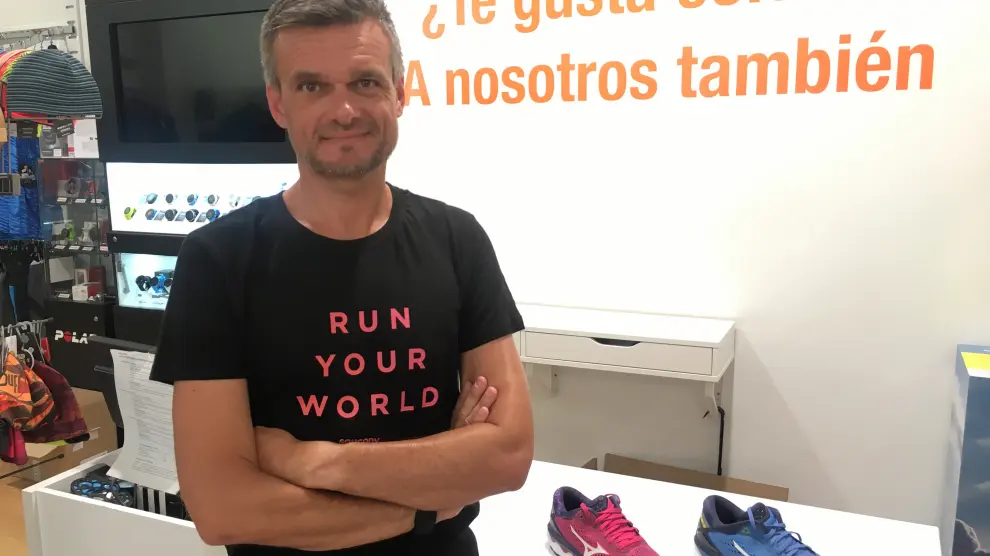 David Constante, gerente de Running Zaragoza.