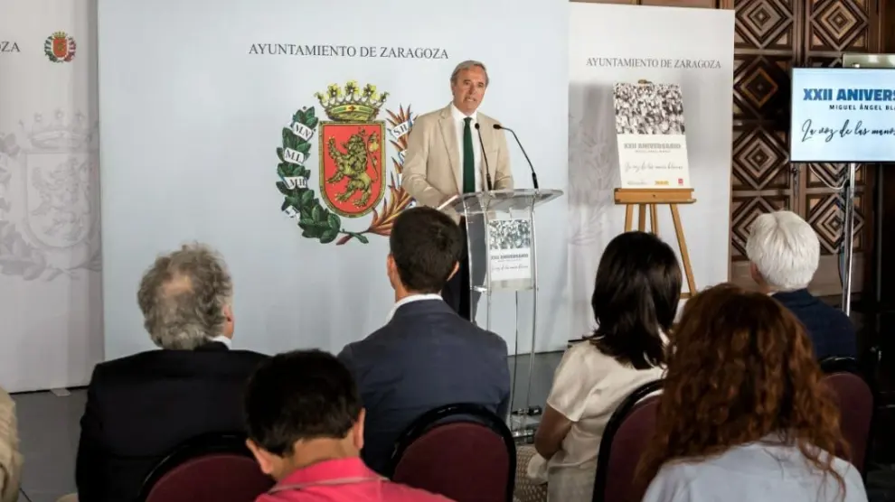 El alcalde Jorge Azcón ha participado en el acto