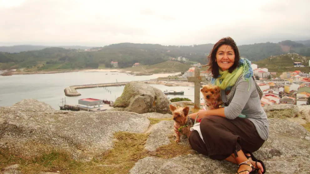 Silvia Porras, fundadora de la iniciativa en Zaragoza ‘Tu perro es bienvenido’.