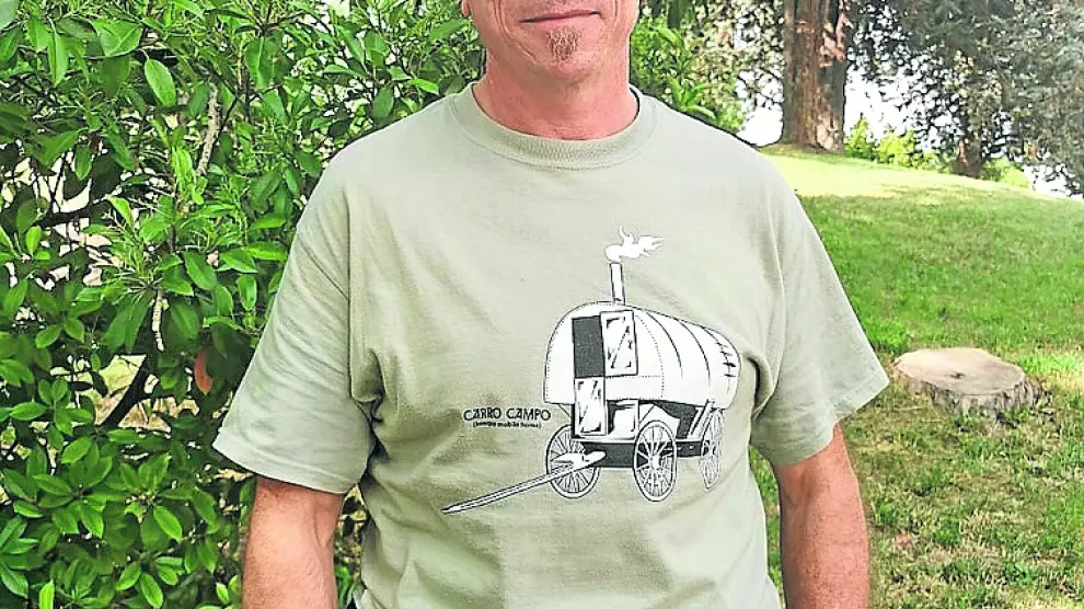Carlos Tarazona es agente forestal en el Alto Gállego.