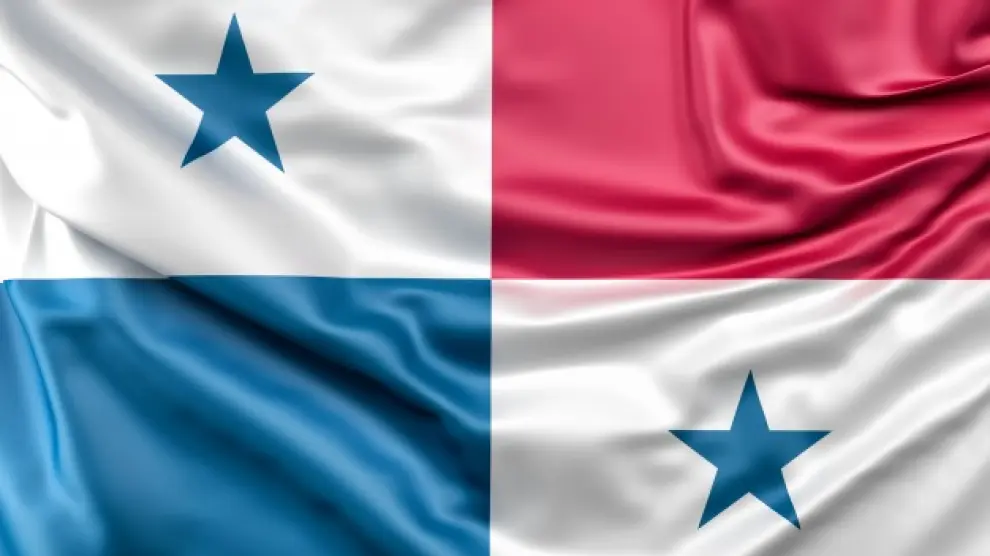 Esta es la posición en la que debía estar colocada la bandera de Panamá.