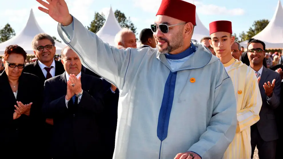 El Rey de Marruecos, Mohamed VI.