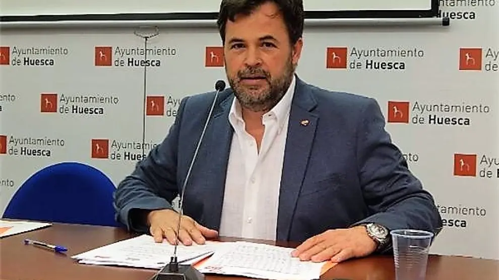 Jose Luis Cadena, portavoz de Cs en el Ayuntamiento de Huesca.
