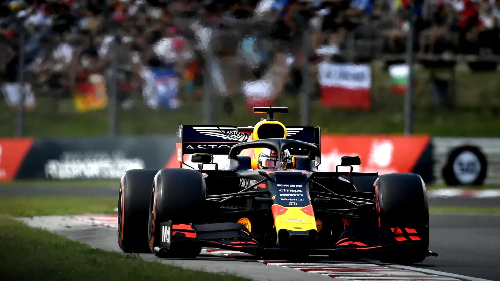 Verstappen en el Gran Premio de Hungría.