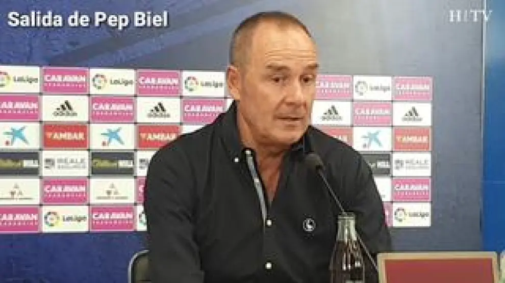El entrenador del Real Zaragoza analizó y valoró este martes la situación del presente tras la venta de Pep Biel al Copenhague y tras una semana de silencio y tensión interna desde su posición de técnico.