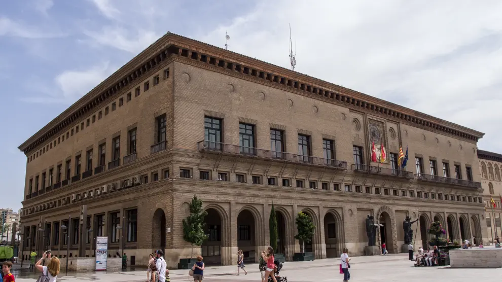 Ayuntamiento de Zaragoza, lugar desde donde se iniciará la marcha.