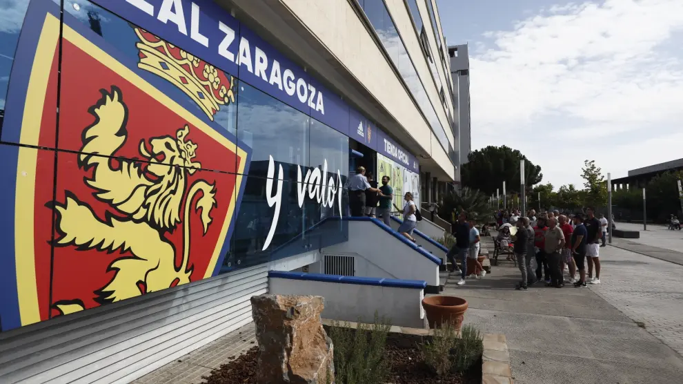 Una imagen de las oficinas del Real Zaragoza.