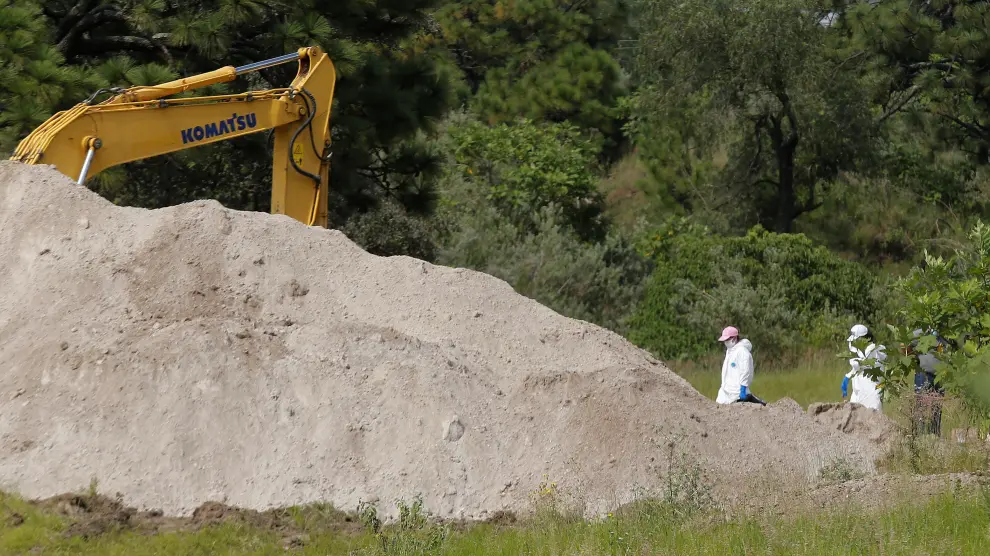 Encuentran 75 bolsas con restos humanos en el estado mexicano de Jalisco