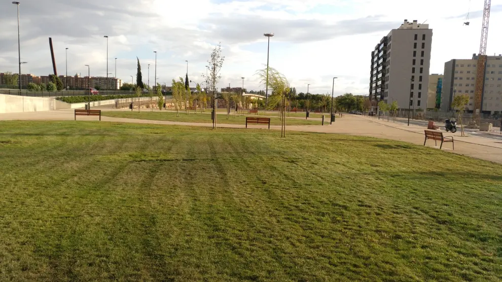 Parque que la AVV Barrio Jesús quiere que se bautice con el nombre de Ana María Suárez