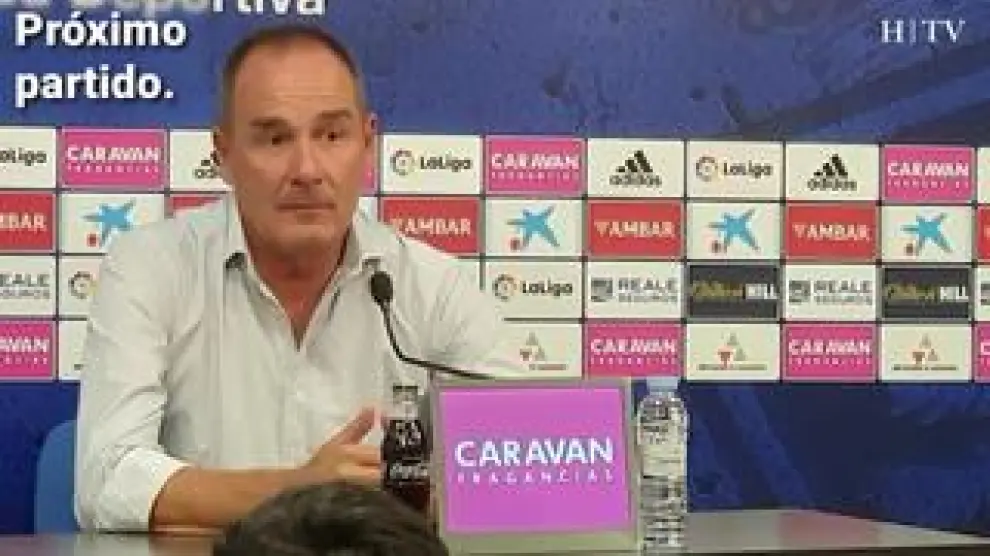 El entrenador del Real Zaragoza, Víctor Fernández, analiza la situación del Extremadura, el equipo contra el que se enfrentan los zaragocistas este domingo en La Romareda.