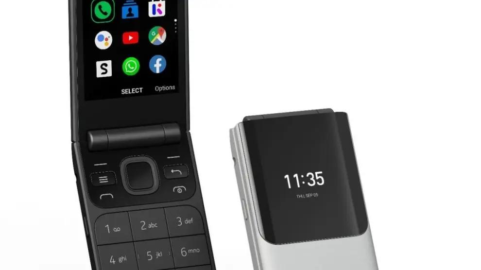 El Nokia 2720 Flip incluye redes sociales, Google Maps y una batería de hasta 28 días de duración.