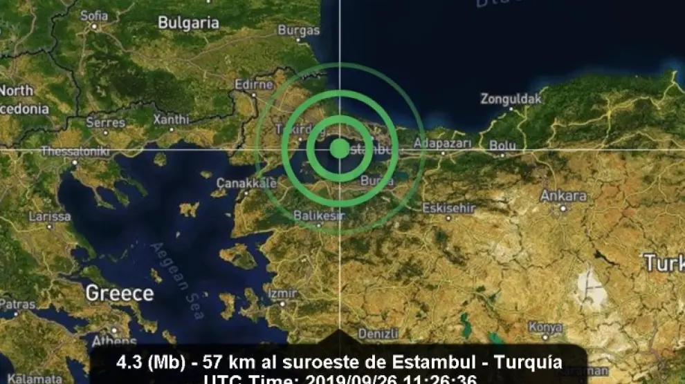 Un terremoto causa pánico en Estambul