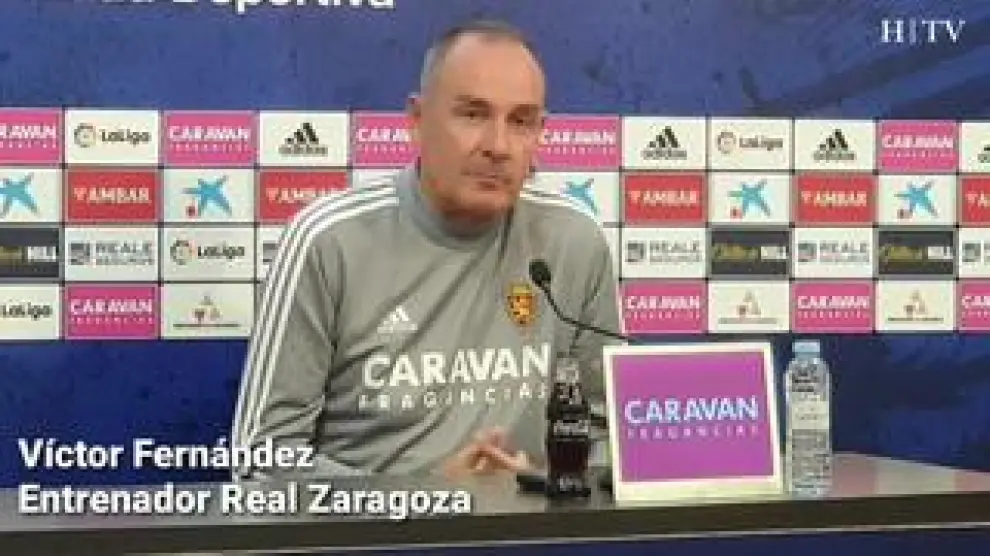 El entrenador del Real Zaragoza, Víctor Fernández, analiza la situación del equipo y plantea cómo están los jugadores para el próximo partido de esta semana.