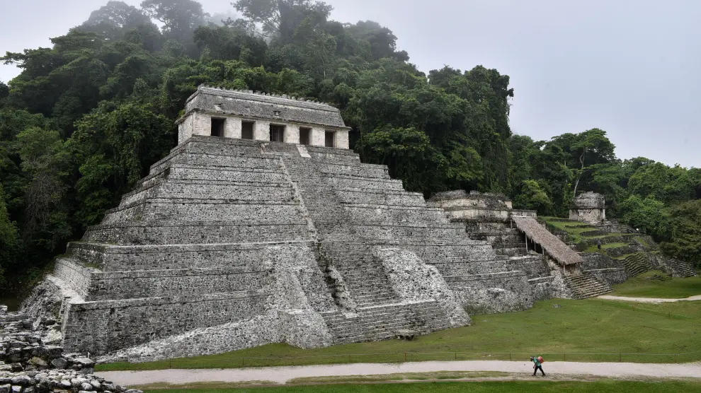Ruina de la ciudad de Palenque (México)