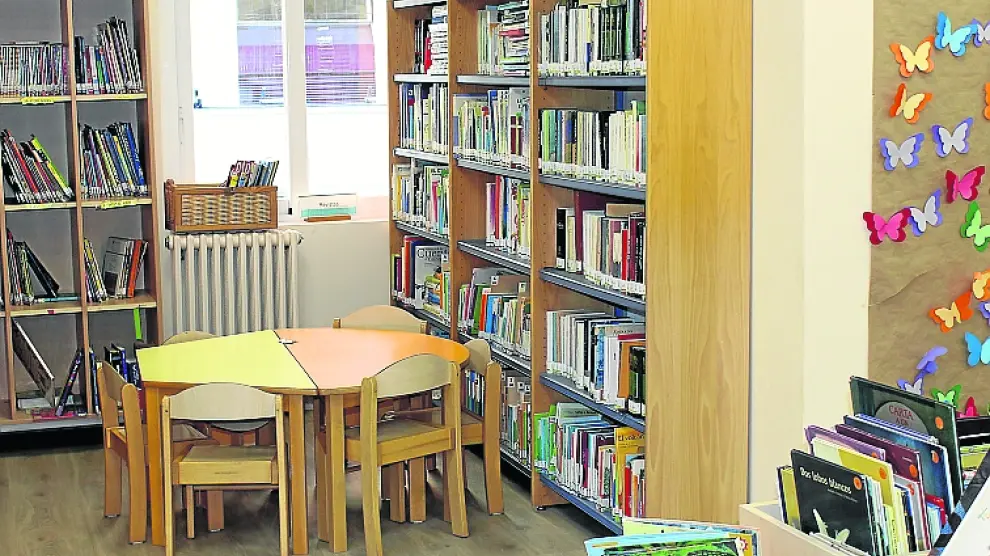 Uno de los espacios de la nueva biblioteca escolar