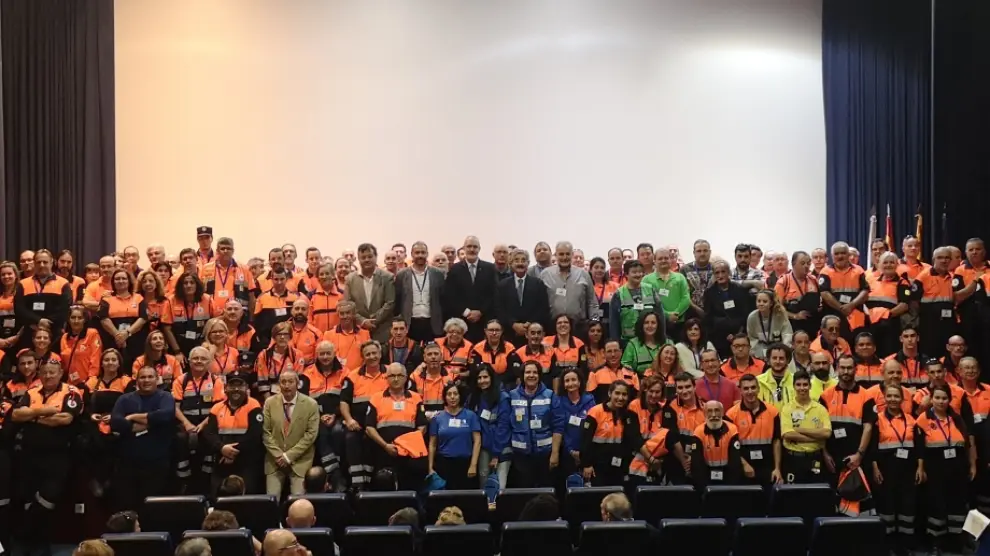 Más de 300 personas participan en el Congreso de Voluntarios de Protección Civil de Aragón