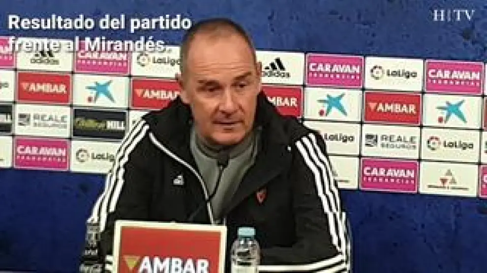 El entrenador del Real Zaragoza, Víctor Fernández, ha analizado este viernes en rueda de prensa el resultado del último partido frente al Mirandés. Fue un "accidente tremendo", ha reiterado Fernández.