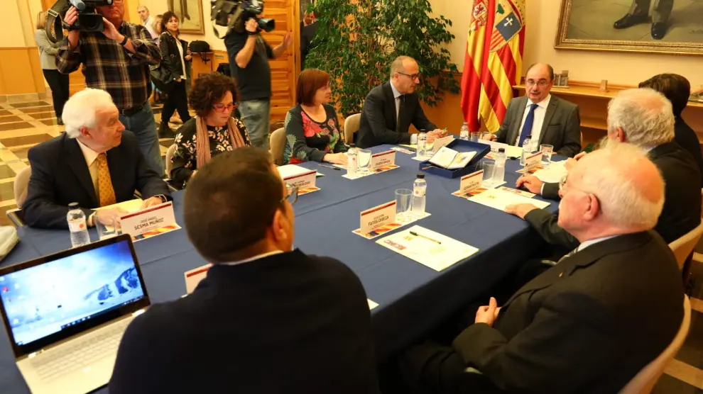El Consejo Asesor para la Enseñanza de la Historia, en su reunión de ayer en el Pignatelli