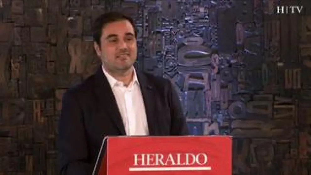 Minuto de oro de Rodrigo Gómez, candidato de Ciudadanos al Congreso por Zaragoza en el debate de HERALDO.
