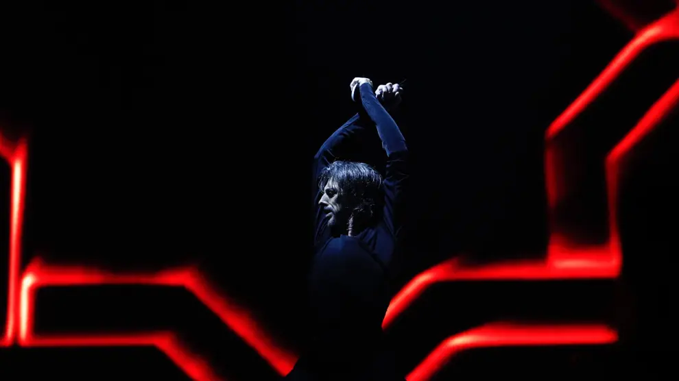 Miguel Ángel Berna, en un momento del espectáculo '40 años en danza'.