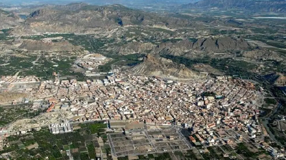 Panorámica de Archena, Murcia.