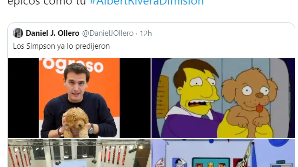 Los memes de la dimisión de Albert Rivera