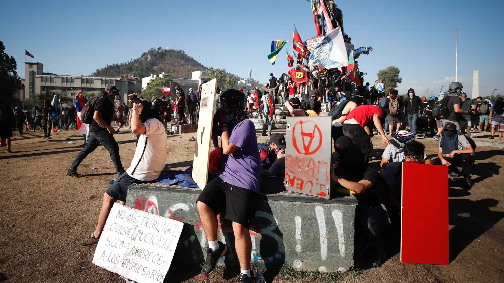 Continúan las protestas en Chile