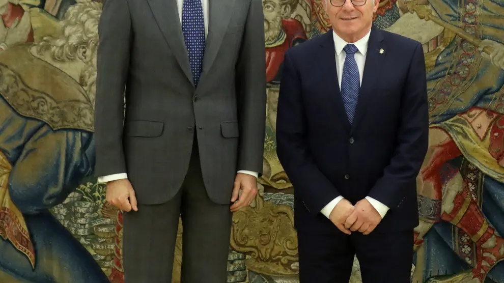 Felipe VI ha recibido este jueves al presidente de Melilla.