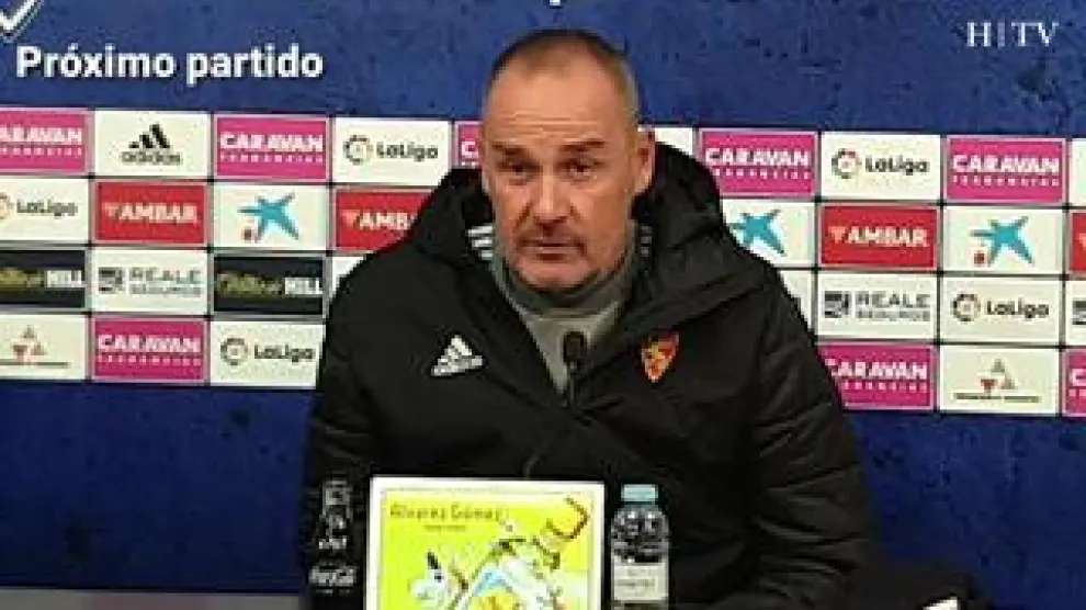 El entrenador del Real Zaragoza analiza el próximo rival del equipo, el Girona, con el que se enfrentará este sábado, a las 21.00, en La Romareda