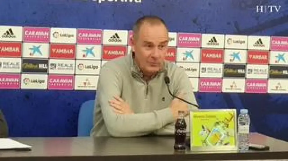 El entrenador del Real Zaragoza ha valorado este viernes la situación y el estado en el que se encuentra el Deportivo, equipo contra el que jugará el Real Zaragoza el próximo domingo.