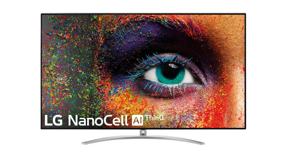 LG Nanocell TV 9800 tiene un diseño cuidado con bordes muy reducidos y una peana algo inestable