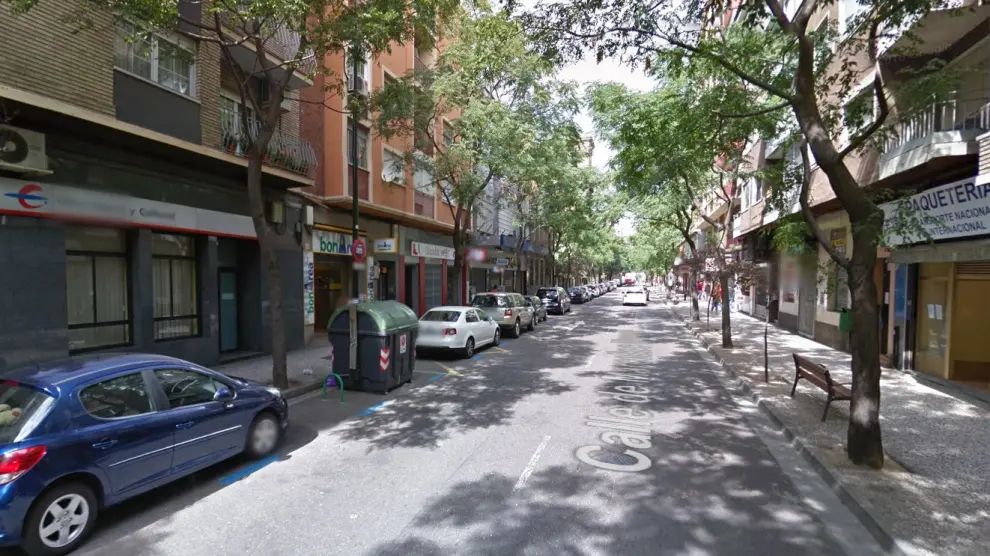 Una imagen de la calle de Unceta, en Zaragoza.