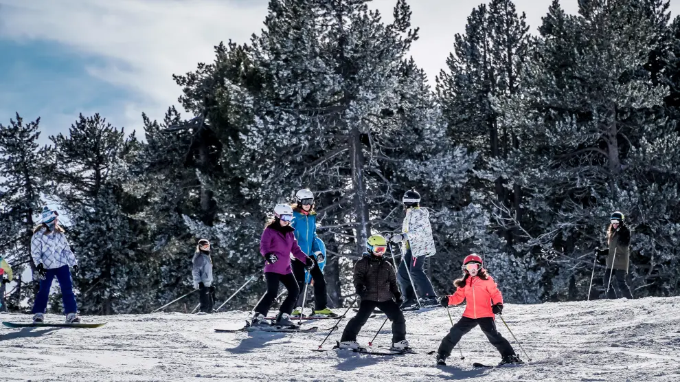La estación de esquí de Valdelinares apta para toda la familia