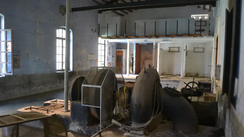Imagen interior de un molino harinero del Maestrazgo.